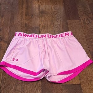 Under Armour Women's Light Pink Athletic Shorts